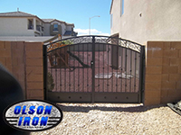 Iron gates, Iron gates Las Vegas, Security gates, Security screens, Security doors, Courtyard gates, Iron fence, Metal gate