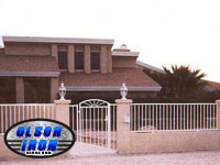 Iron gates, Iron gates Las Vegas, Security gates, Security screens, Security doors, Courtyard gates, Iron fence, Metal gates, Side yard gates, Rv gates, Double gates, Single gates, Driveway gates, Electric gates, Wrought iron gates, Iron works, Stair railing, Iron railings