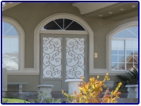 Iron Security Doors and Window Guards by Olson Iron in Las Vegas Nevada