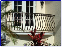 Iron Balcony Rails by Olson Iron in Las Vegas NV